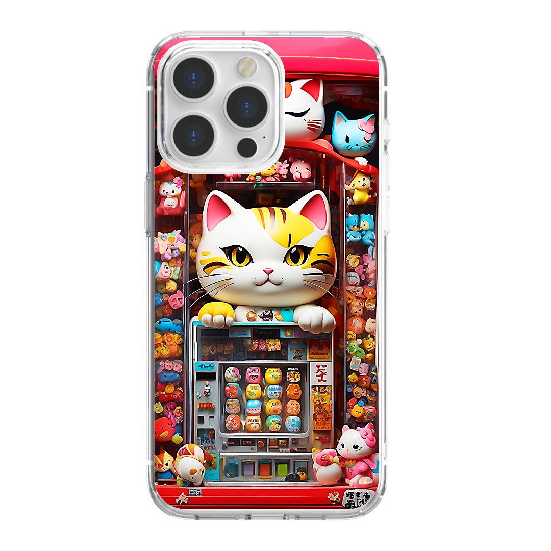 Cat Candy Machine - iPhone 15 Case